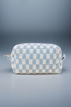 Load image into Gallery viewer, Zenana Checkered Pattern Knitted Cosmetic Pouch
