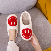 Load image into Gallery viewer, Melody Smiley Face Cozy Slippers