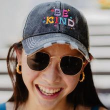 Load image into Gallery viewer, Be Kind Wholesale Trucker Hat: Black