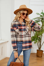 Load image into Gallery viewer, Button Down Collared Plaid Shacket