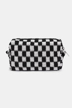 Load image into Gallery viewer, Zenana Checkered Pattern Knitted Cosmetic Pouch