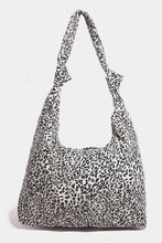 Load image into Gallery viewer, Fame Leopard Knotted Strap Shoulder Bag