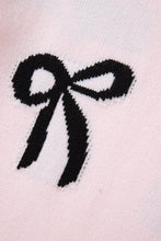 Load image into Gallery viewer, Bow Pattern Round Neck Loose Fit Sweater