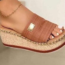 Load image into Gallery viewer, PU Leather Open Toe Sandals