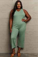 Load image into Gallery viewer, HEYSON Don't Get It Twisted Full Size Rib Knit Jumpsuit