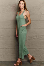 Load image into Gallery viewer, HEYSON Don't Get It Twisted Full Size Rib Knit Jumpsuit