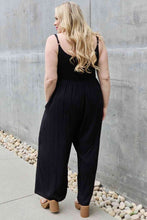 Load image into Gallery viewer, HEYSON All Day Full Size Wide Leg Button Down Jumpsuit in Black