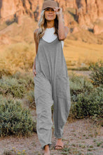 Load image into Gallery viewer, Double Take Full Size V-Neck Sleeveless Jumpsuit with Pockets