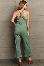 Load image into Gallery viewer, HEYSON Don't Get It Twisted Full Size Rib Knit Jumpsuit