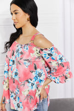 Load image into Gallery viewer, Sew In Love Full Size Fresh Take Floral Cold-Shoulder Top