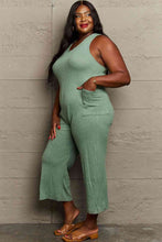 Load image into Gallery viewer, HEYSON Don't Get It Twisted Full Size Rib Knit Jumpsuit