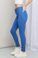 Load image into Gallery viewer, YMI Jeanswear Kate Hyper-Stretch Full Size Mid-Rise Skinny Jeans in Electric Blue