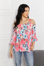 Load image into Gallery viewer, Sew In Love Full Size Fresh Take Floral Cold-Shoulder Top