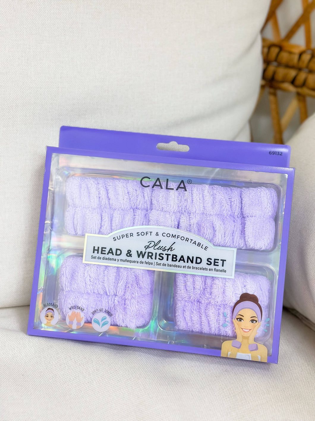 Plush Head & Wristband Set: Purple
