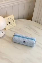 Load image into Gallery viewer, Bow Embroidered Quilted Storage Bag
