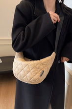Load image into Gallery viewer, Quilted Adjustable Strap Crossbody Bag
