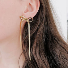 Load image into Gallery viewer, Blair Bow Earrings - WATERPROOF
