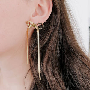 Blair Bow Earrings - WATERPROOF