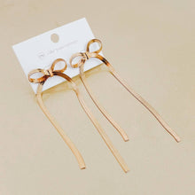 Load image into Gallery viewer, Blair Bow Earrings - WATERPROOF
