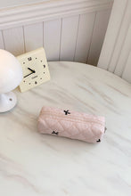 Load image into Gallery viewer, Bow Embroidered Quilted Storage Bag
