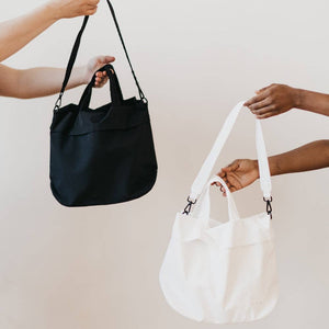 Carrie Catch All Shoulder Tote Bag: Black