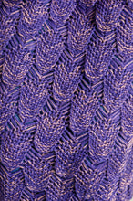 Load image into Gallery viewer, Seaside Magic Chenille Mermaid Tail In Purple: OS
