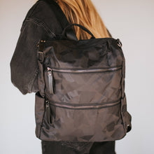 Load image into Gallery viewer, Nori Nylon Backpack - $15 SALE: Dark Camo
