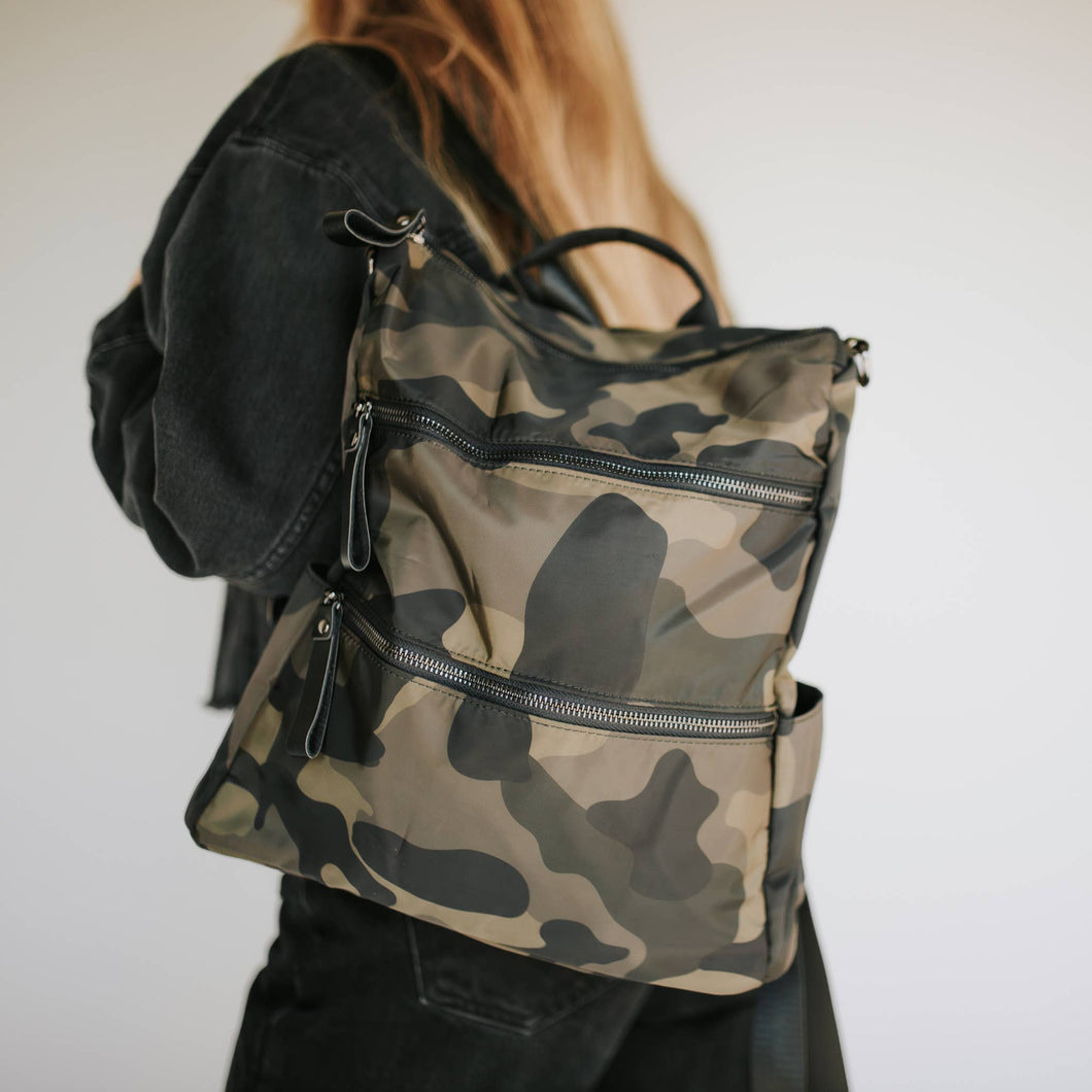 Nori Nylon Backpack - $15 SALE: Dark Camo