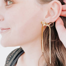 Load image into Gallery viewer, Blair Bow Earrings - WATERPROOF
