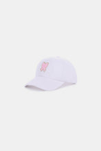 Load image into Gallery viewer, Zenana Ribbon Bow Chenille Patch Baseball Cap
