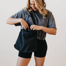 Load image into Gallery viewer, Carrie Catch All Shoulder Tote Bag: Black
