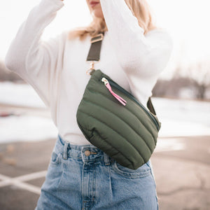 Jolie Puffer Belt Bag NEW COLORS!: Light Grey