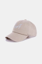 Load image into Gallery viewer, Zenana Washed Embroidered City Baseball Cap
