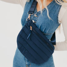 Load image into Gallery viewer, Jolie Puffer Belt Bag NEW COLORS!: Light Grey
