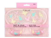 Load image into Gallery viewer, Hot &amp; Cold Eye Mask &amp; Under Eye Pads: Butterflies
