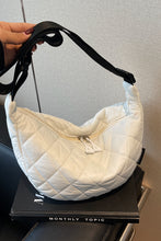 Load image into Gallery viewer, Quilted Adjustable Strap Crossbody Bag
