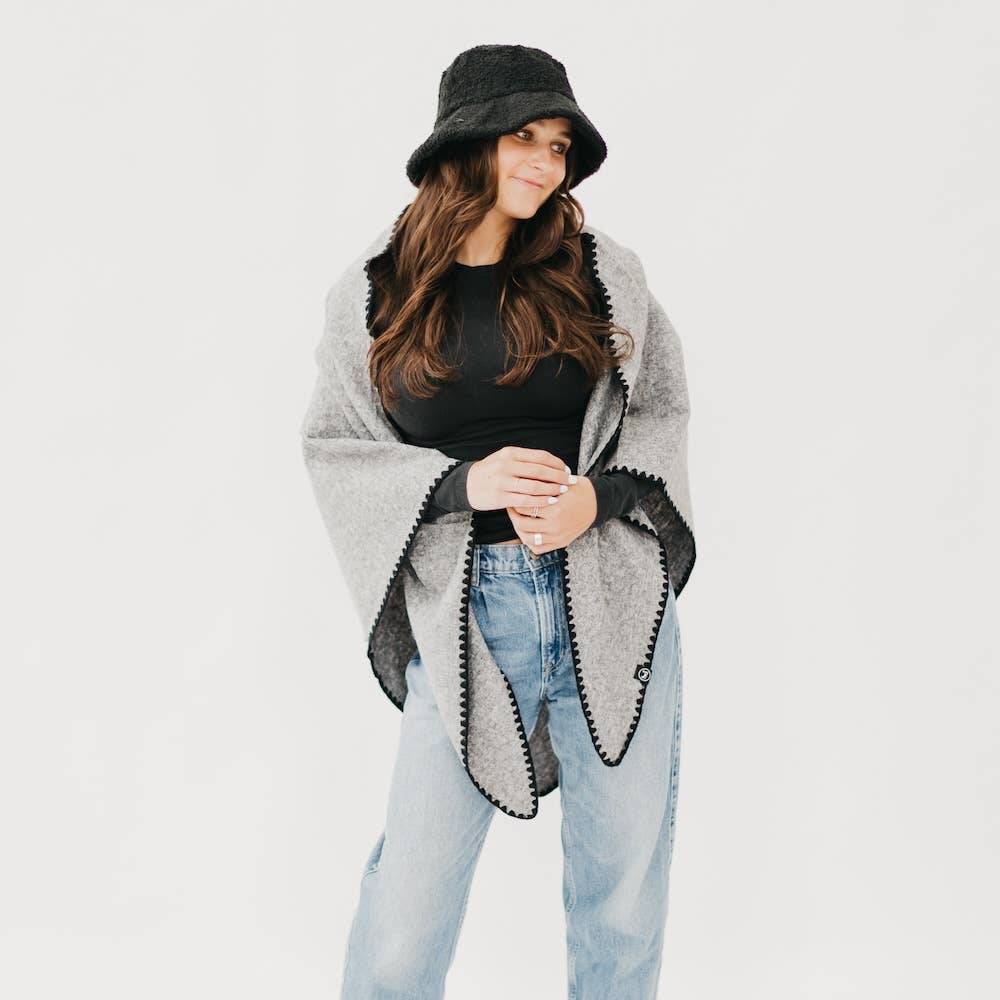 Tilly Triangle Scarf - $5 SCARF: Gray