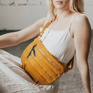 Jolie Puffer Belt Bag NEW COLORS!: Light Grey