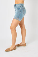 Load image into Gallery viewer, Judy Blue Full Size Tummy Control Denim Shorts
