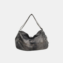 Load image into Gallery viewer, Adjustable Strap Denim Tote Bag
