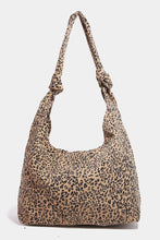 Load image into Gallery viewer, Fame Leopard Knotted Strap Shoulder Bag
