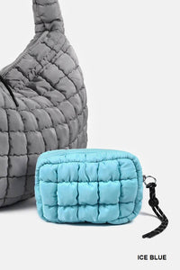 .._ SI-26799 Premium Quilted Mini Case: FUCHSIA-172304 / OS