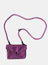 Load image into Gallery viewer, Himawari Solid Color Envelope Shape Crossbody Bag with Removable Strap

