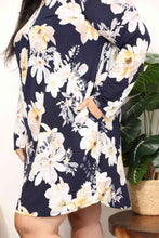 Load image into Gallery viewer, Sew In Love  Full Size Flower Print Shirt Dress
