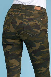 Judy Blue Camo Print Skinny Jeans - Plus