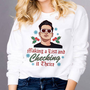 Checking It Thrice Sweatshirt