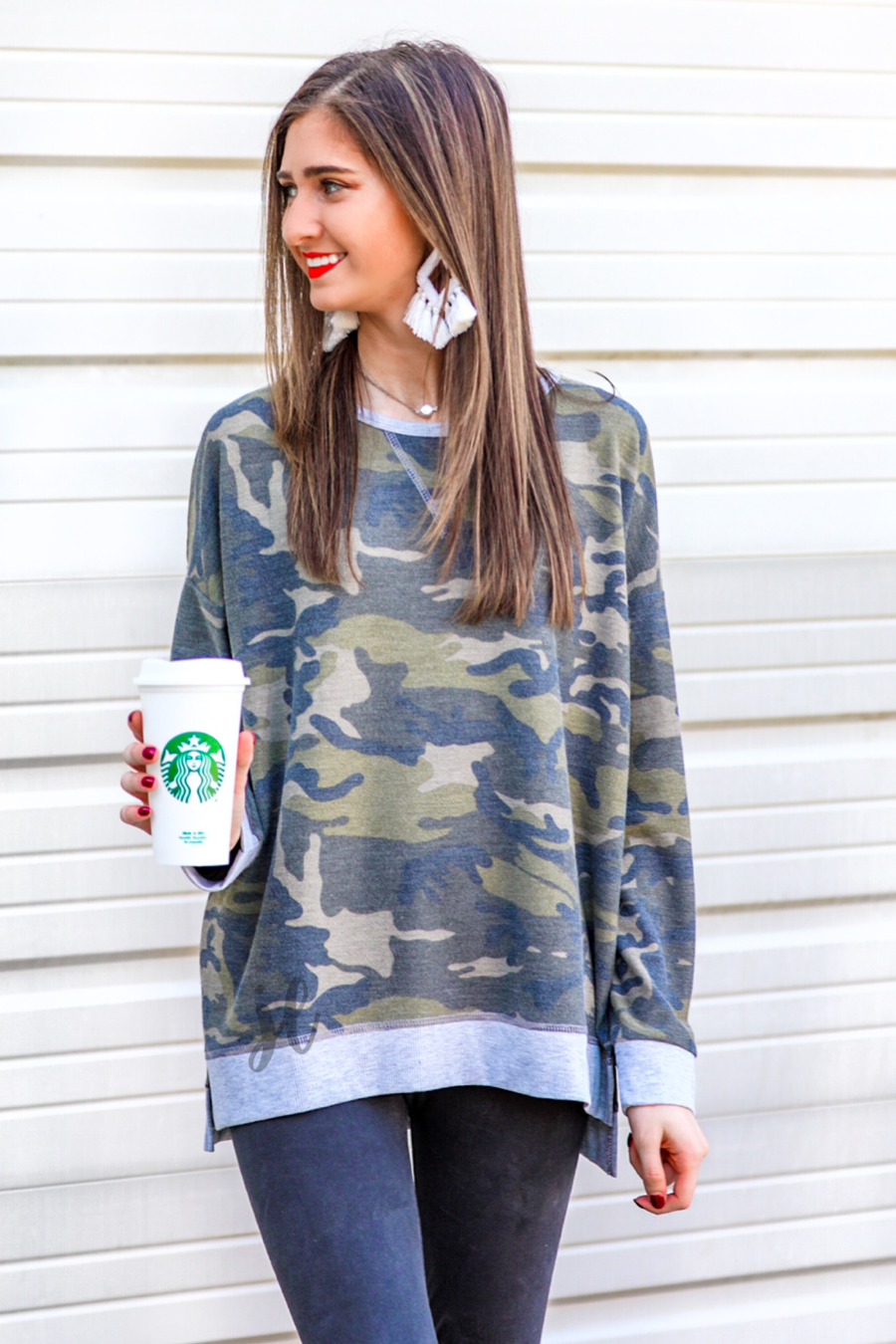 Tanner Hi-Low Camo Tunic