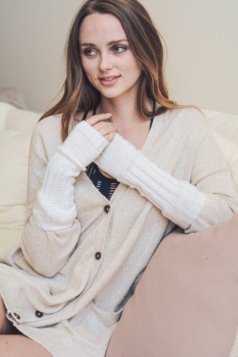 Ribbed Arm Warmers