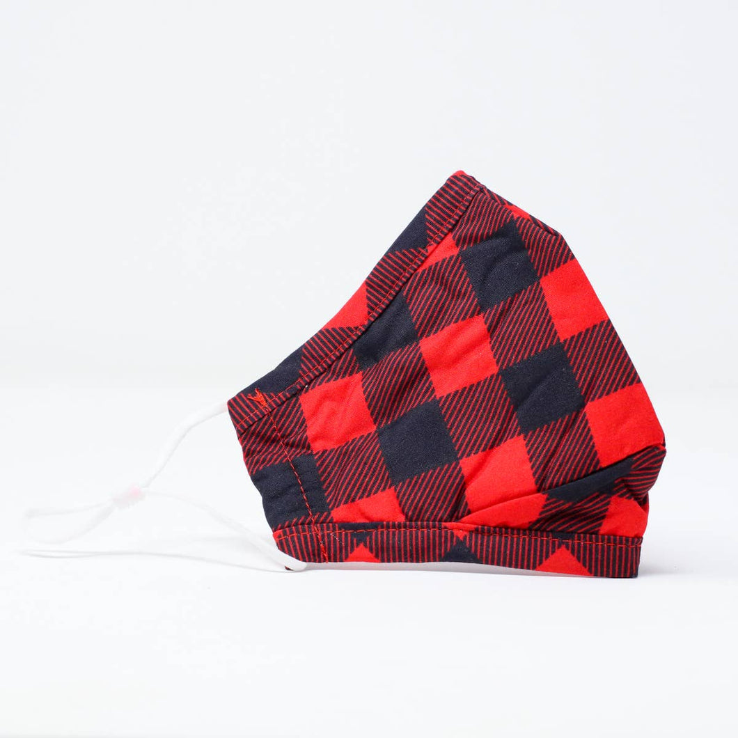 Buffalo Plaid | Ugly Christmas Face Mask