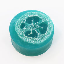 Load image into Gallery viewer, Turquoise &amp; Lace Loofah Soap

